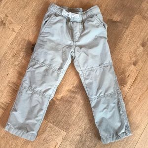 Gymboree lined pants light gray
